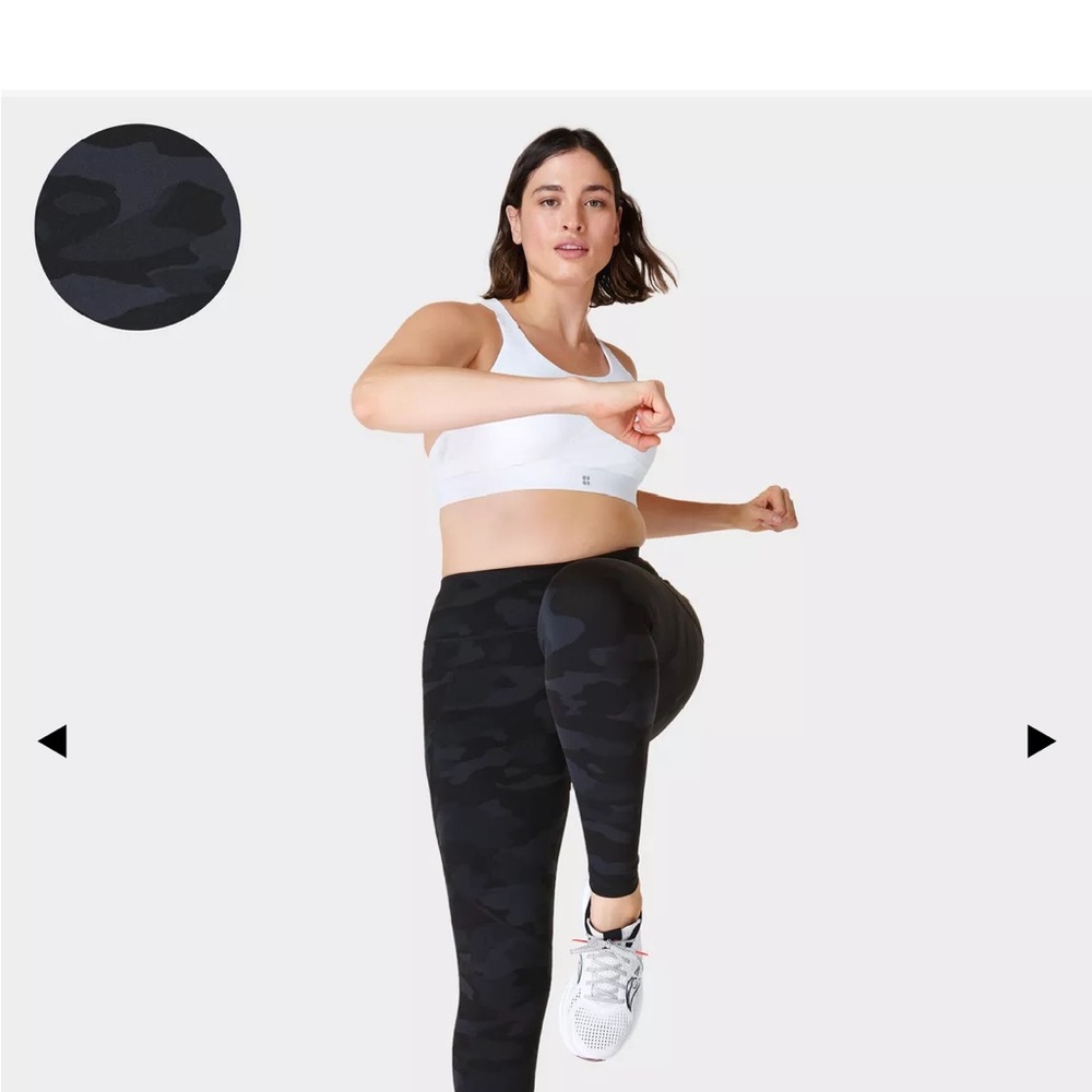 Sweaty Betty Black Camo Leggings